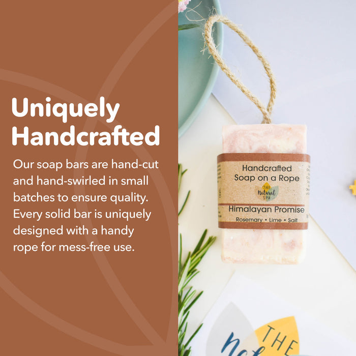 Himalayan promise soap bar, vegan, plastic-free, cold pressed, salt soap