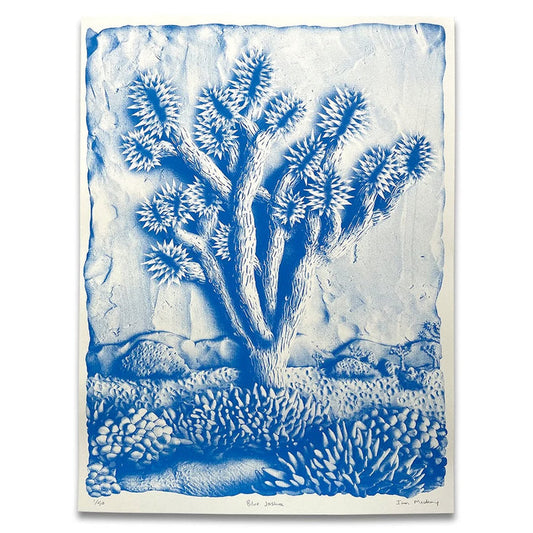(Ian MacKay) Blue Joshua Tree Print 11x15