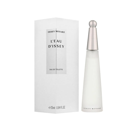 Issey Miyake L'Eau D'Issey Eau de Toilette spray 50ml bottle with sleek design and minimalistic packaging.