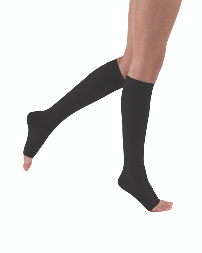 BLACK OPEN TOE