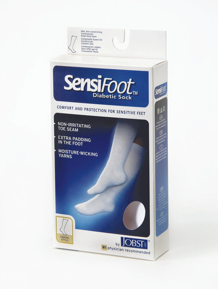 JOBST® Sensifoot Knee Length Socks 8-15mmHg