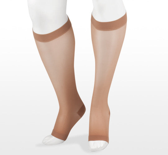 Juzo Naturally Sheer Knee High 20-30mmHg - Compression Level: Firm 20-30 MmHg - Female - Knee