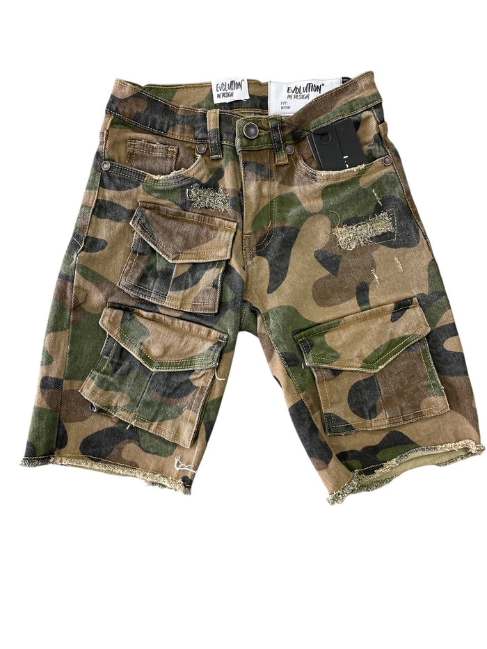 Kids EVOLUTION Combat Twill Shorts