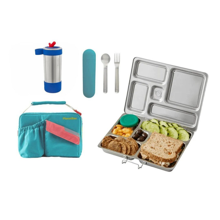 PLANET BOX Kids Stainless Steel Bento Bundle - Rover in Kuwait - Waha Lifestyle