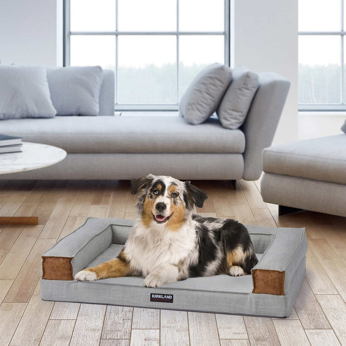 Kirkland Signature Tailored Dog Couch Bed 28"x36" Gray - Shoppers-kart.com