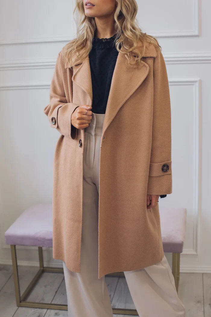 Knit Coatigan - Camel