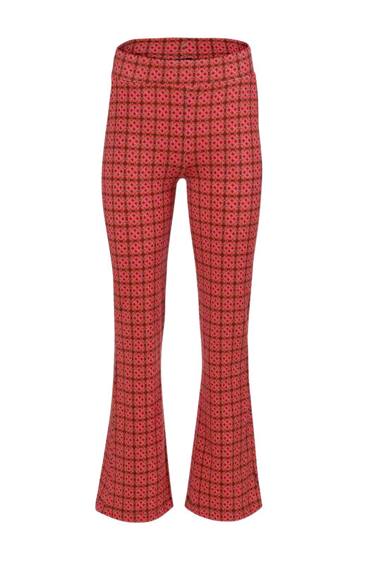 LALAMOUR LIEKE FLARED PANTS GEORGEOUS PORT TILES