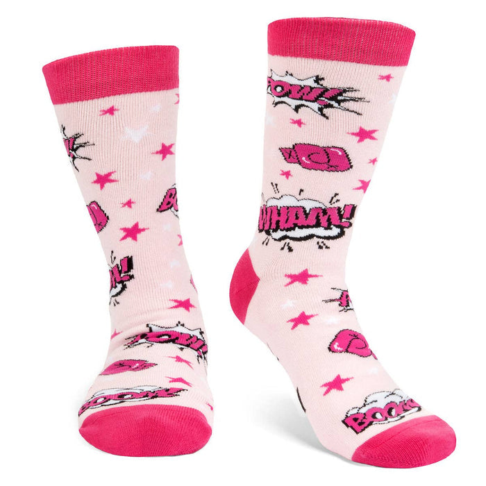 Lavley Beat Cancer Pink Socks Adult