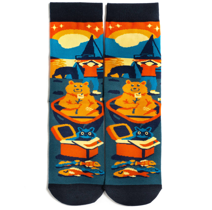 Lavley - Camping Is In Tents Socks
