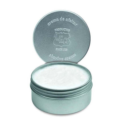 LEA Classic Shaving Cream in Metallic Tub.