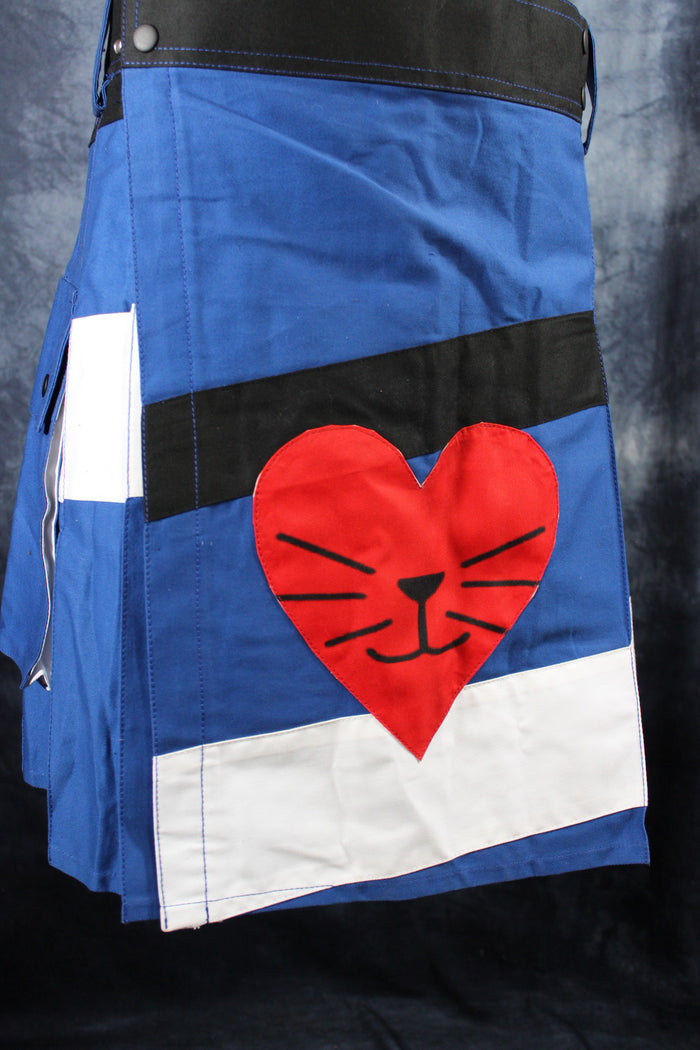 "Leather Kitty Pride" Kilt
