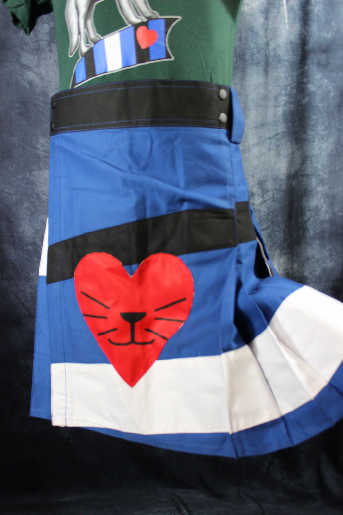 "Leather Kitty Pride" Kilt