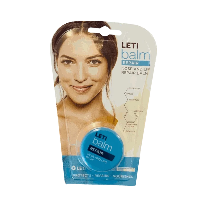 Letibalm Tub Repair 10ml nose and lip balm for soothing and repairing dry, irritated skin