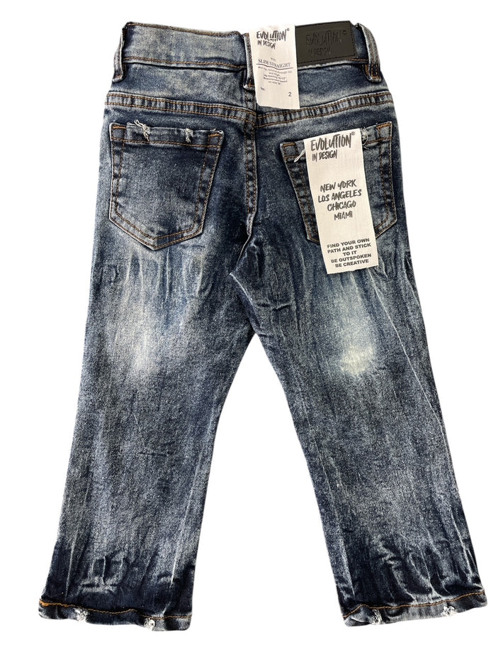 Little Kids EVOLUTION Slim Straight Standard Denim Jean