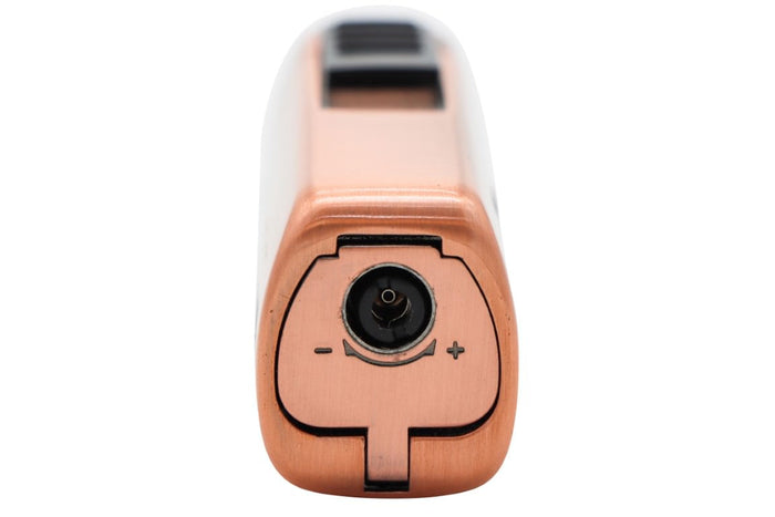 Lotus CEO Brushed Cooper And Black Triple Torch Lighter - 24-6630