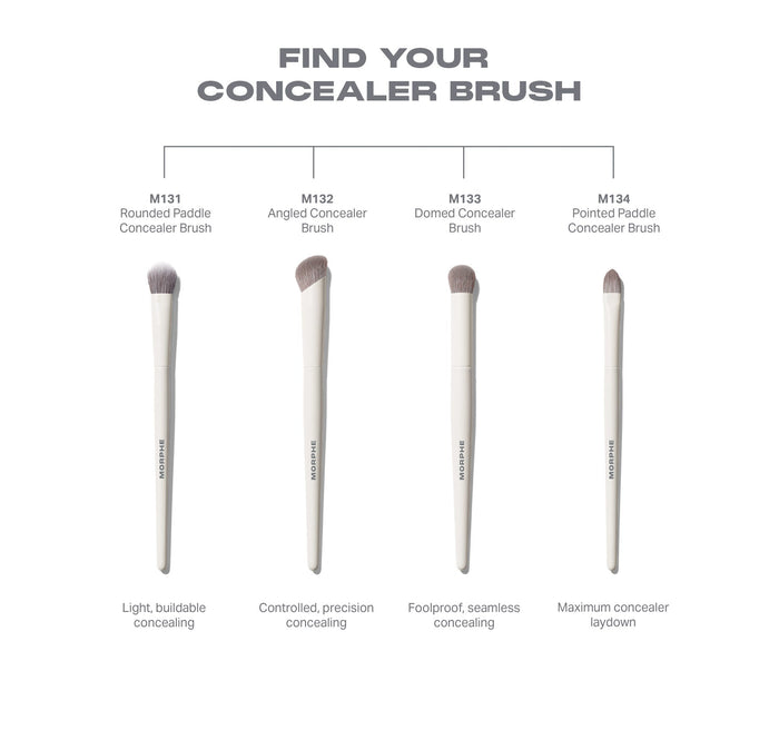 M132 Angled Concealer Brush