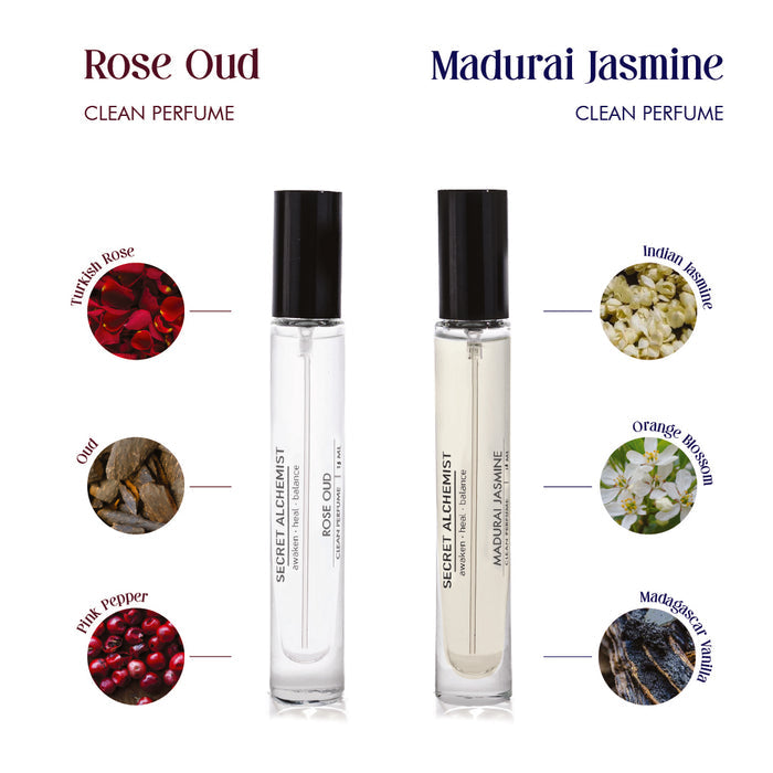 Madurai Jasmine & Rose Oud- Limited Edition EDP Duo