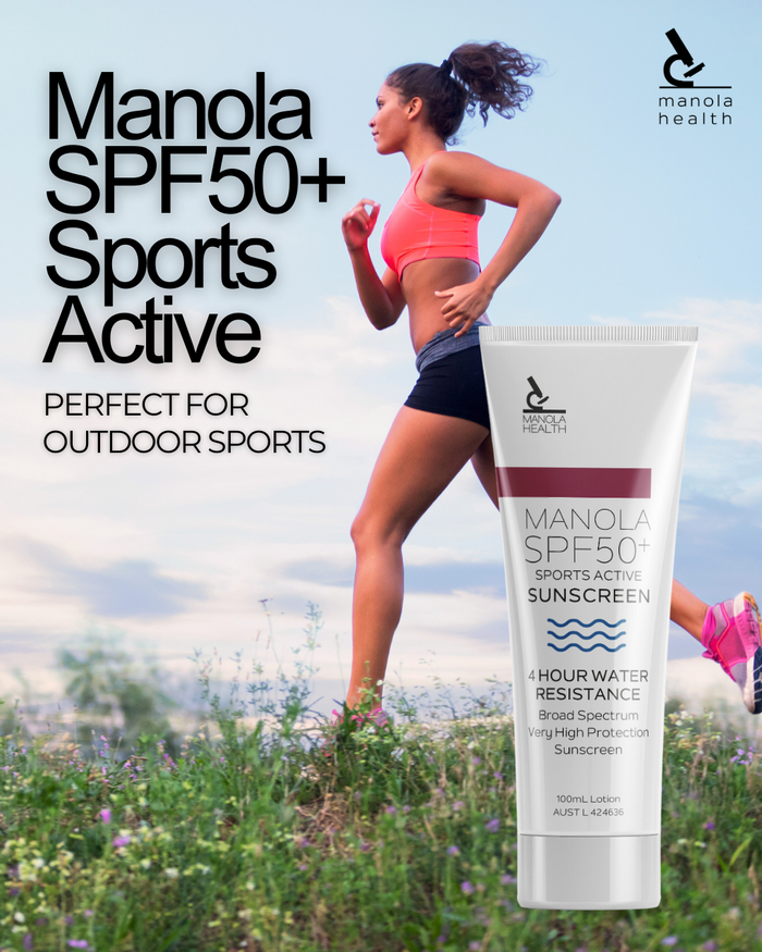 Manola Sports Active Sunscreen SPF50+ 100ml