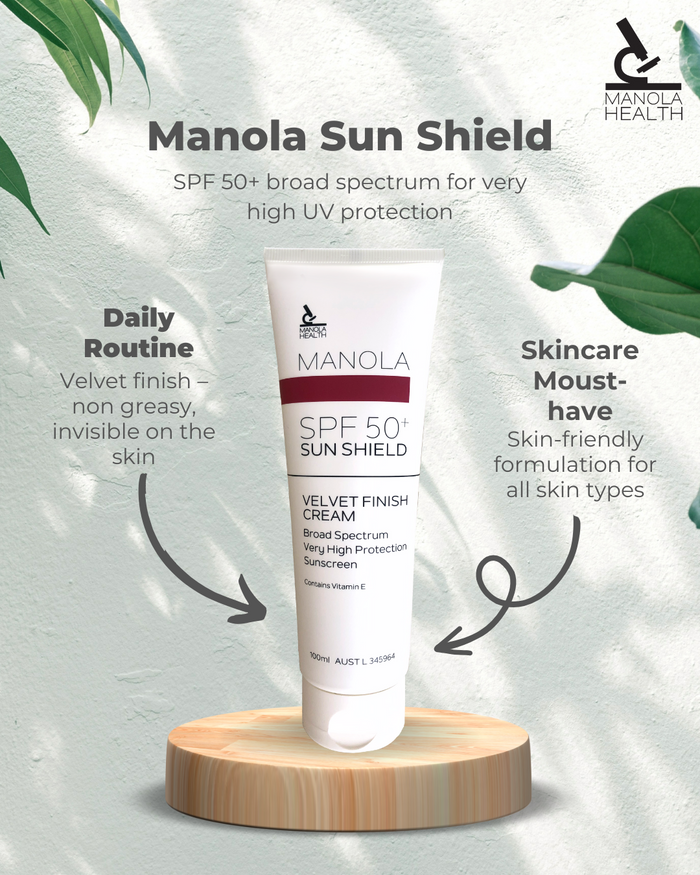 Manola Velvet Touch Sun Shield SPF50+ 100ml