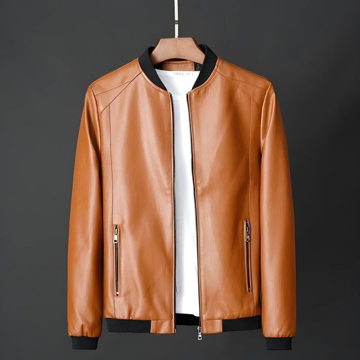 Maxime™ | Leather Motorcycle Jacket