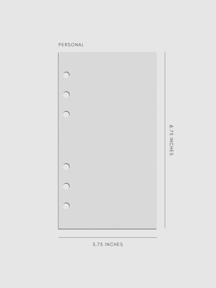 Digital mockup of insert in Personal.