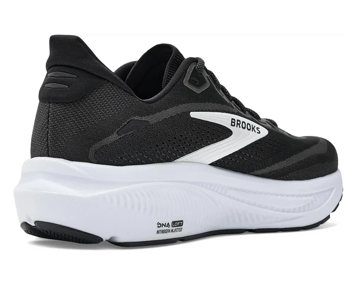 Men's Brooks Ghost 18 in Black/White