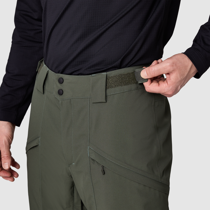 Dark Laurel | B22 :: Waist Adjustment Tabs / Allows micro adjustments to waist as well as prevent zipper creep.