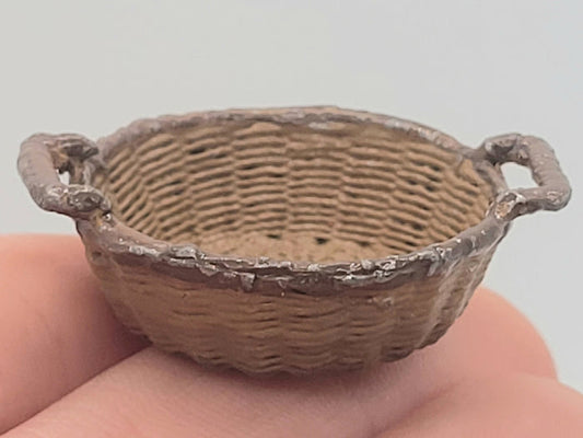 Metal Round Woven Basket