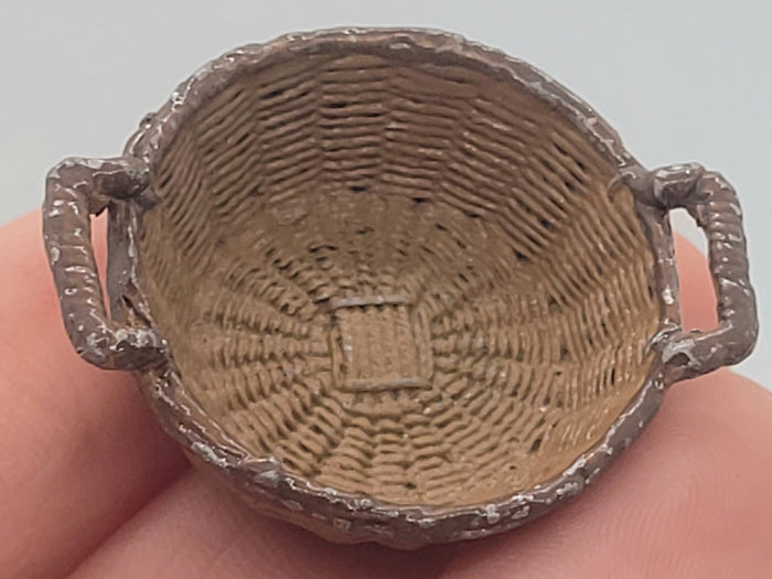 Metal Round Woven Basket