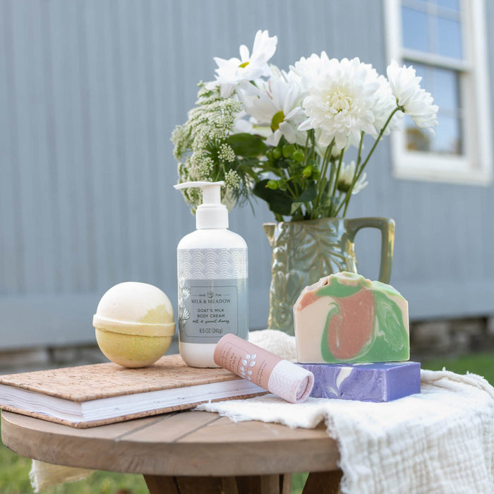 Milk & Meadow Bar Soap: Cucumber & Watermelon