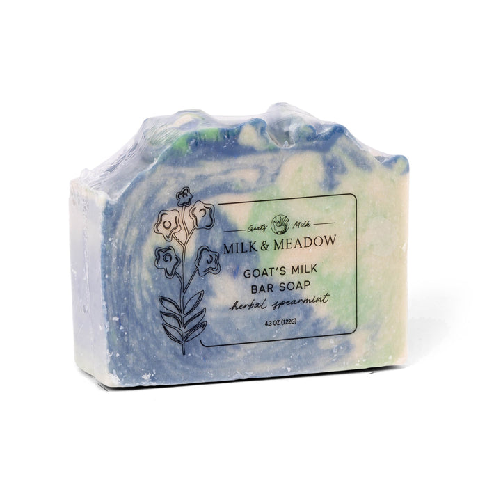 Milk & Meadow Bar Soap: Herbal Spearmint