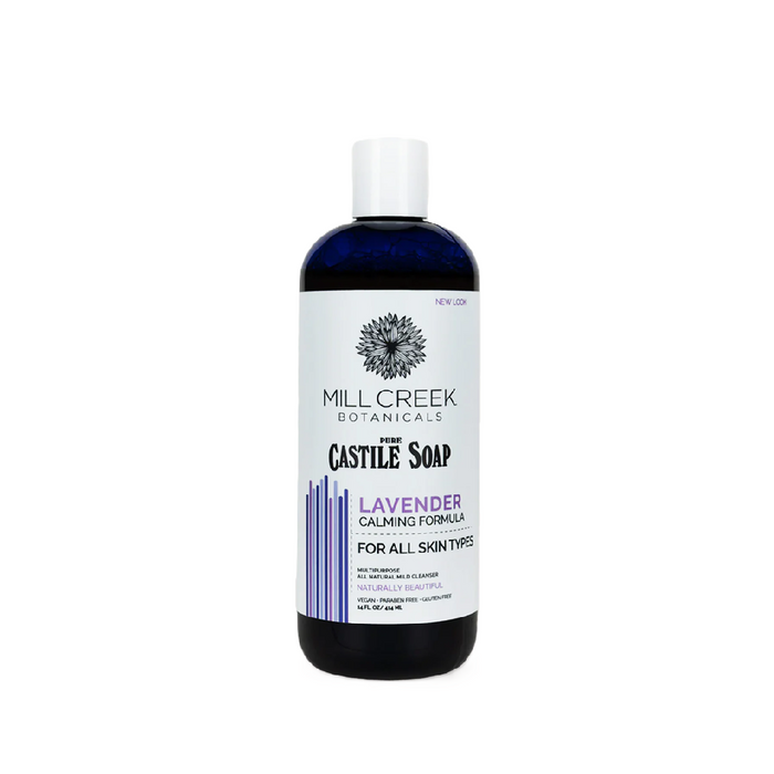 Mill Creek Botanicals Pure Castile Soap Lavender Calming Formula 414ml