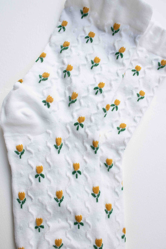 Mini Tulip Flower Socks