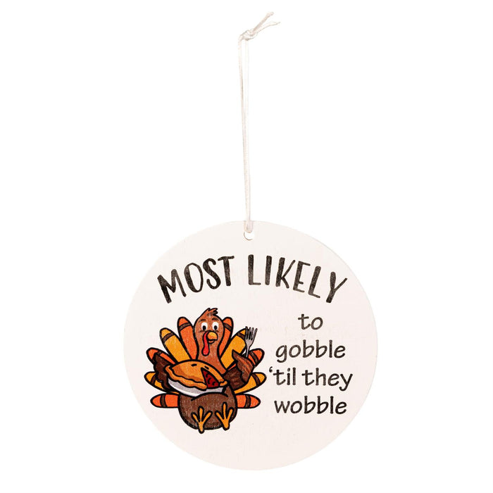 "Most Likely To" Wood Tag