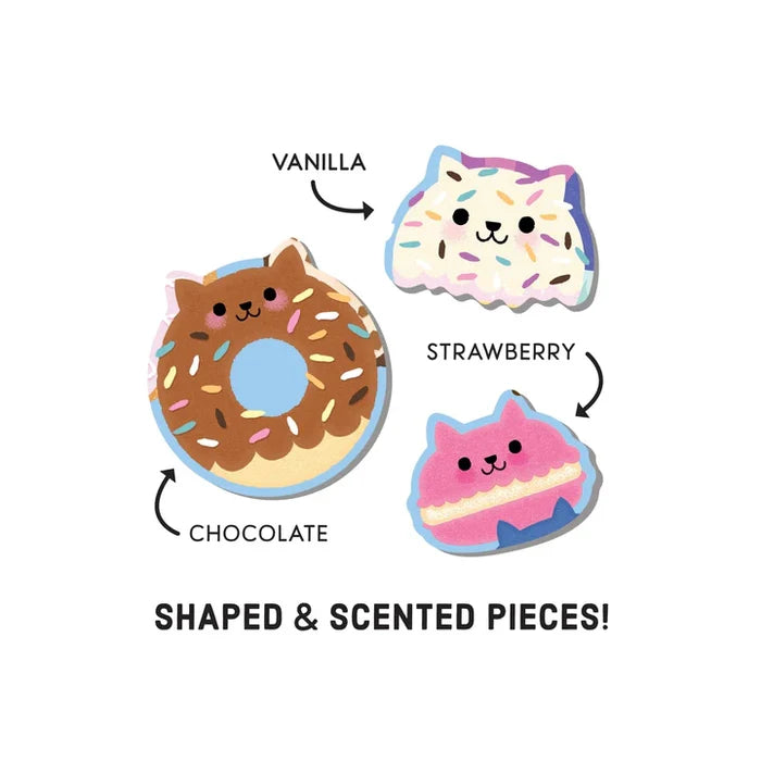 Mudpuppy Scratch & Sniff 60 Piece Puzzle: Cat Cafe