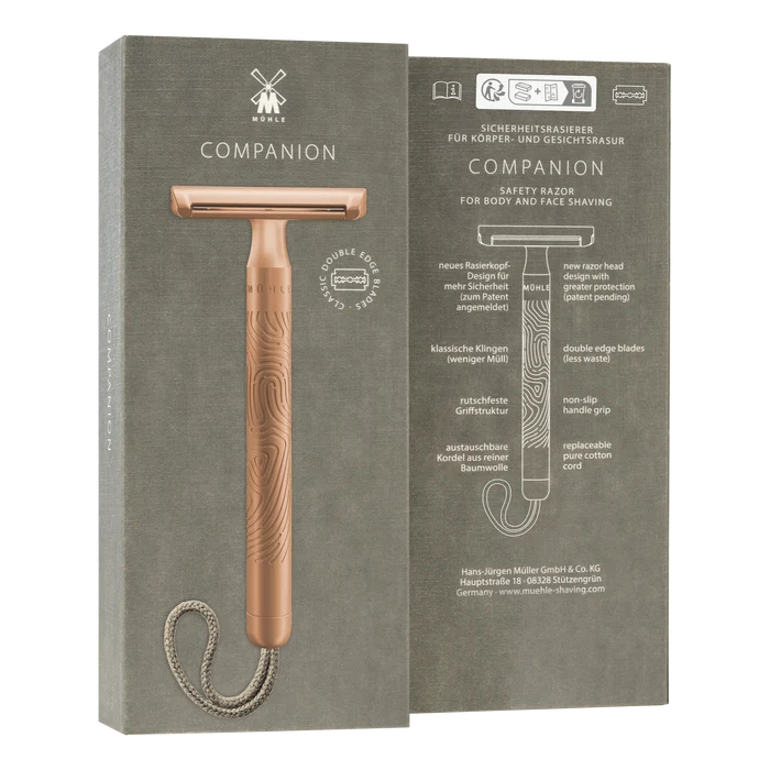 Mühle Companion barberhøvel - Rosegull