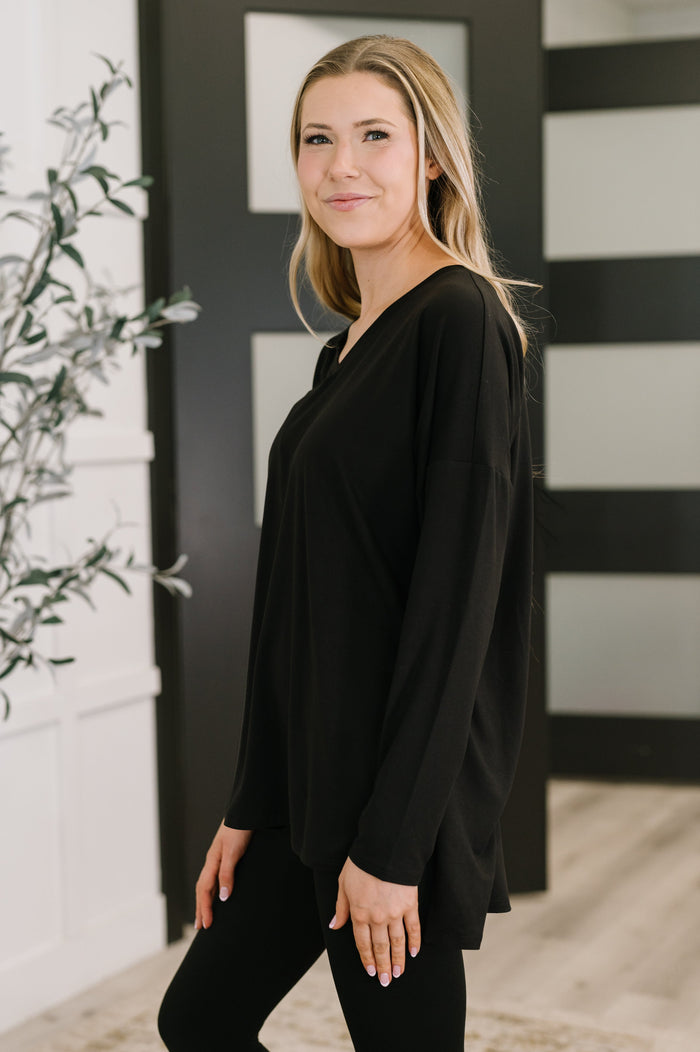 Next to Nothing Top and Bottom Set in Black