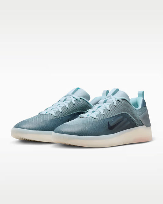 Nike SB Zoom Nyjah 4 skate shoes in Glacier Blue with mesh upper and Air Zoom cushioning offered by Nike