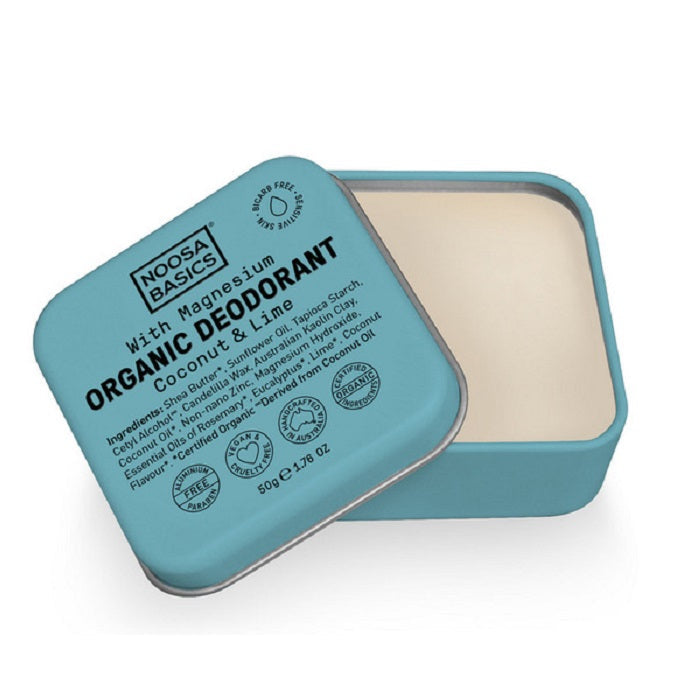 Noosa Basics Deodorant Tin - Coconut & Lime 50g - L'Organic