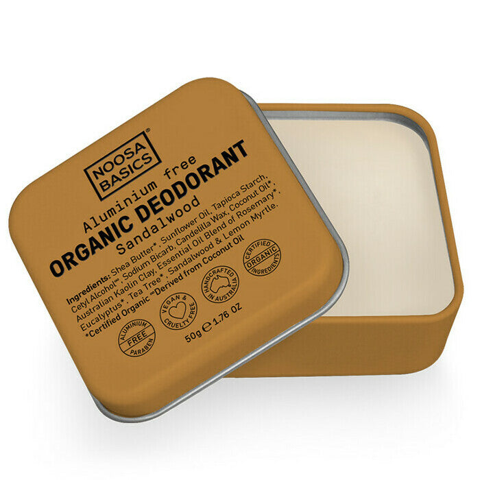 Noosa Basics Deodorant Tin - Sandalwood 50g - L'Organic