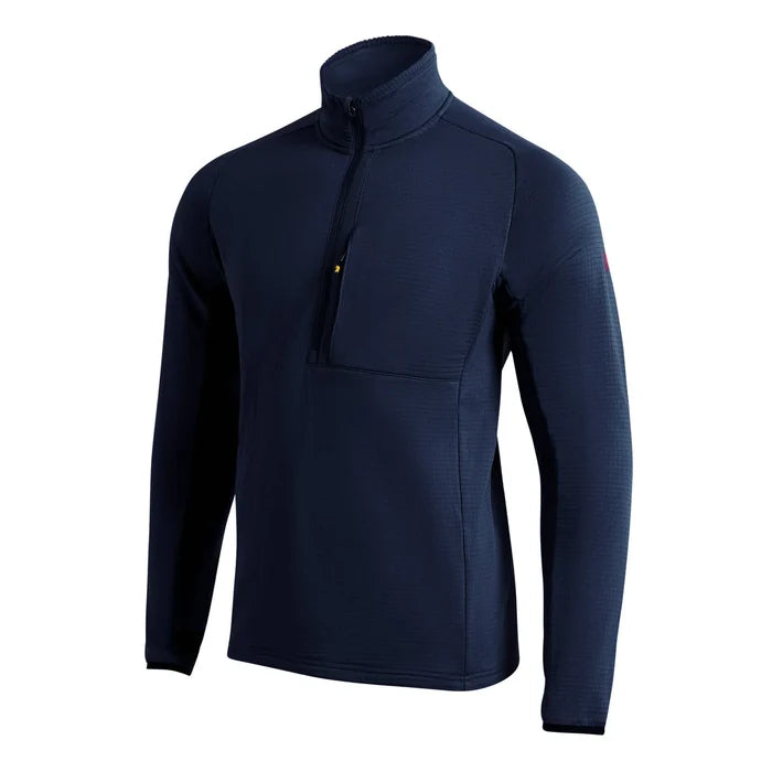 Florence Marine X Off Grid fleece half zip jacket navy small.