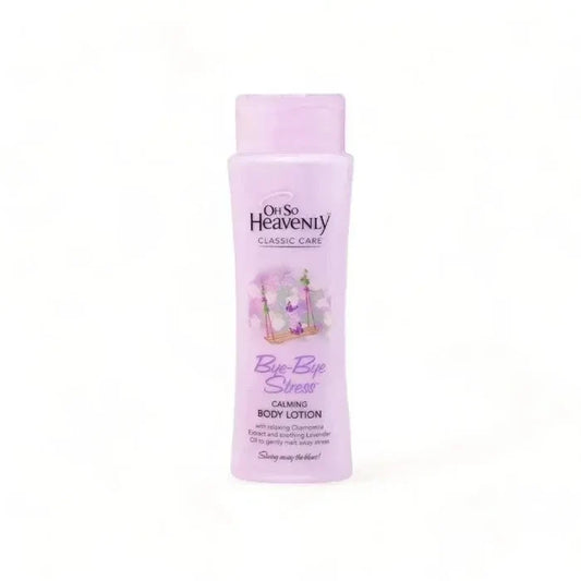 Oh So Heavenly Classic Care Body Lotion Bye Bye Stress with lavender and chamomile, 375ml, calming aromatherapy fragrance