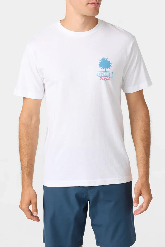 O'Neill Florida Palms Men's Tee Shirt - White Mens T Shirt