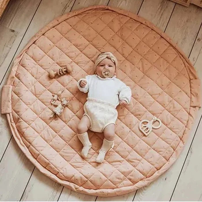 Organic 3-in-1 Soft Baby Mat & Storage Bag