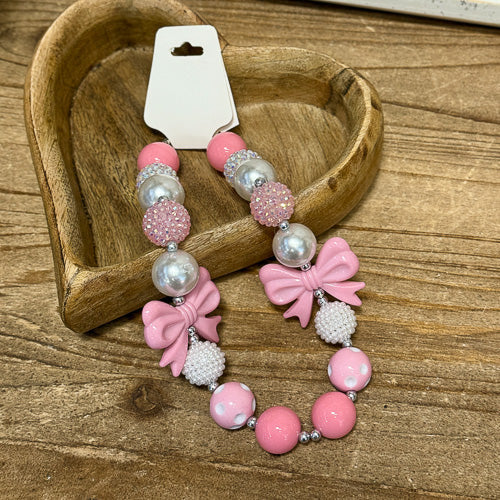 Pink Chunky Necklace