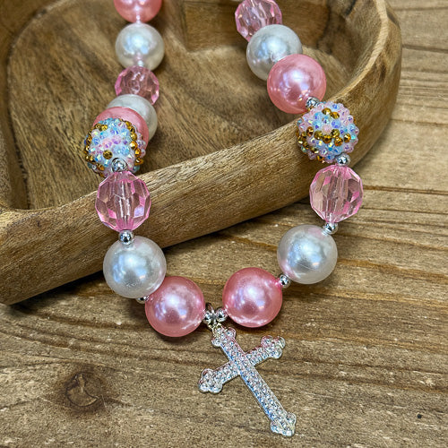 Pink Chunky Necklace
