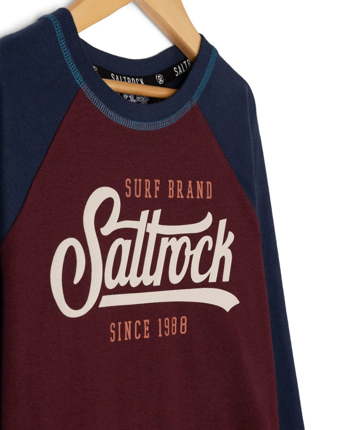 Pitcher Kids Long Sleeve T-Shirt in Dark Purple