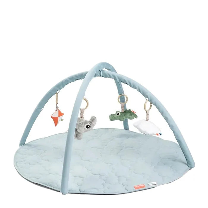 Playground Activity Play Mat with Arches - Blue