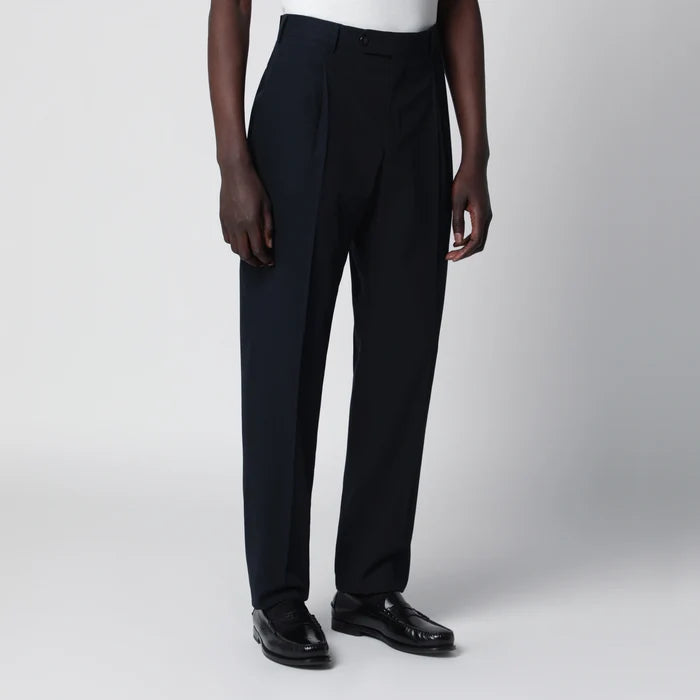 PT Torino - Blue cotton trousers