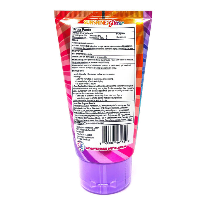Rainbow Party Cake SPF 50 Travel Ready Gift Set